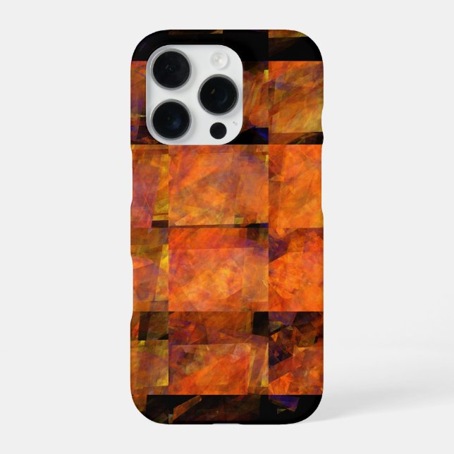 Coque iPhone L'art Abstrait au mur (Verso)