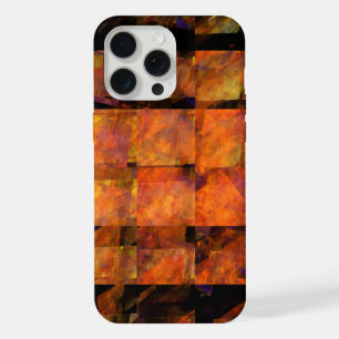 Coque iPhone 15 Pro Max L'art de feu géométrique abstrait moderne pour le