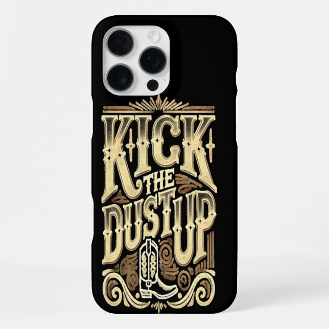 Coque iPhone L'art des bottes de cow-boy (Verso)