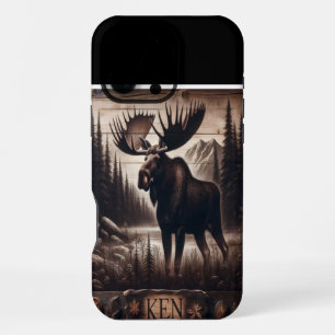 Coque iPhone 16 Pro Max L'art du bois de Ken's Moose