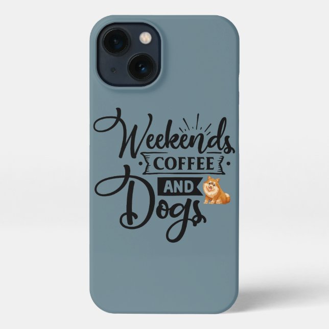 Coque iPhone L'art du chien positif | Devis motivationnel (Verso)