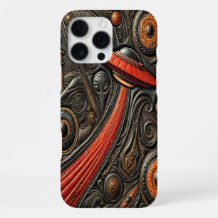 Coque iPhone 16 Pro Max L'artisanat mystérieux descend sur une tour ancien