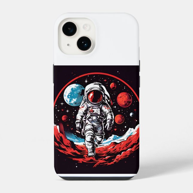 Coque iPhone l'astronaute (Verso)