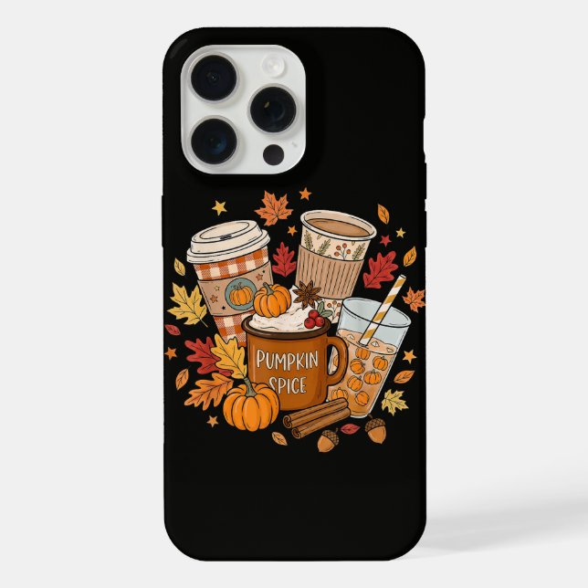 Coque iPhone Latte au Curry de Potiron Automne Saison (Verso)