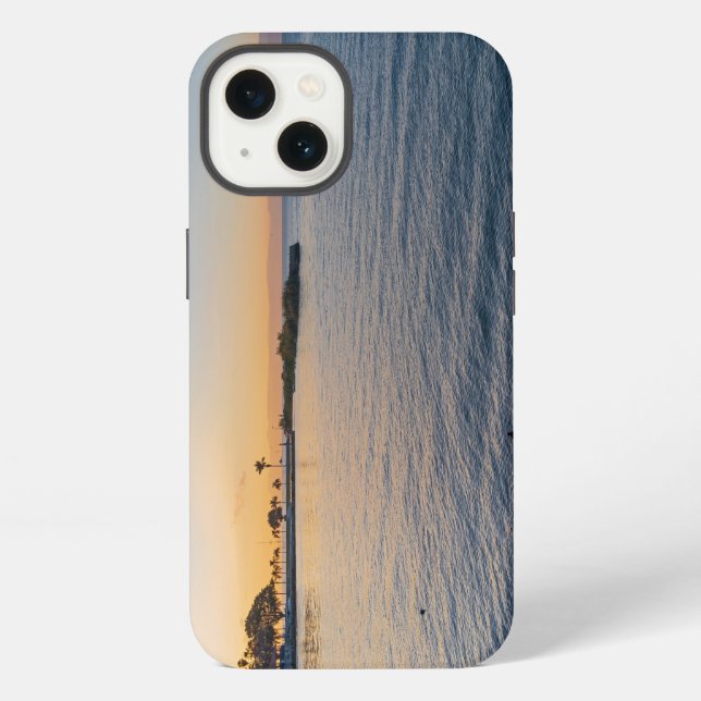 Coque iPhone l'aube se lève à chapala mexique (Verso)