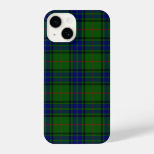 Coque Pour iPhone 14 Lauder tartan bleu vert plaid