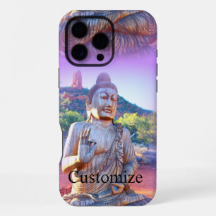 Coque iPhone 16 Pro Max lavande aura buddha