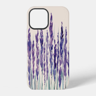 Coque iPhone 12 Lavande Française : Illustration aquarelle