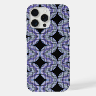 Coque iPhone 15 Pro Max Lavande Violet Violet Rose Tiré Sur Noir