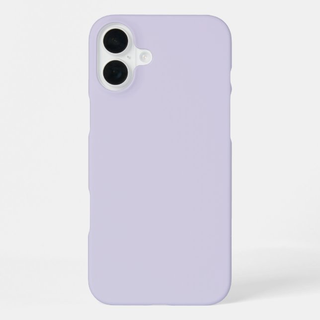 Coque iPhone Lavender Purple Simple Minimaliste (Verso)