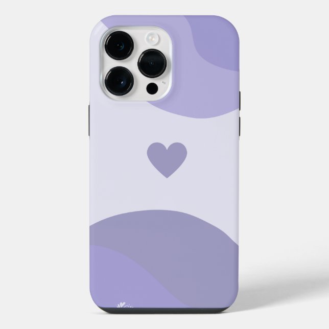 Coque iPhone Lavendor minimal (Verso)