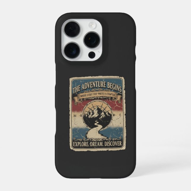 Coque iPhone L'aventure commence (Verso)