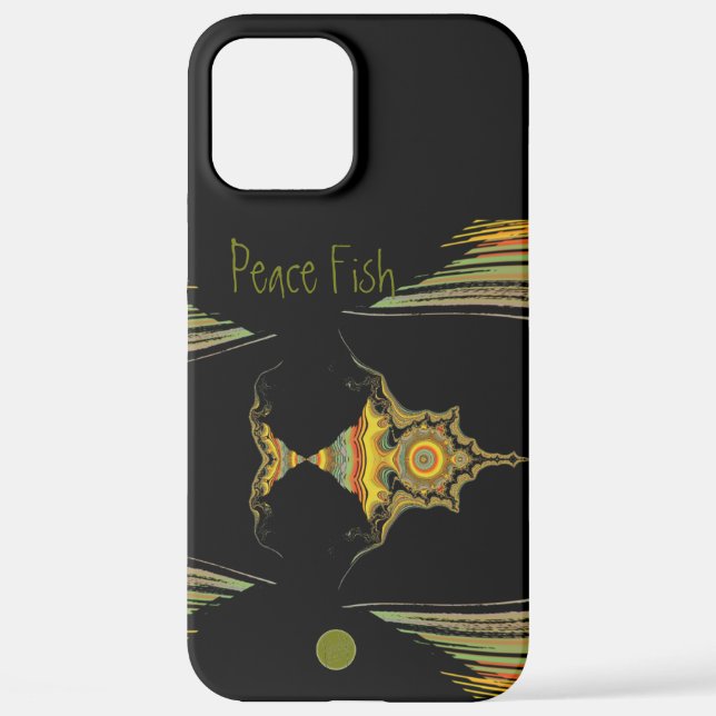 Coque iPhone LavishlyOn Multi-Coloured Peace Fish Coque-Mate (Verso)