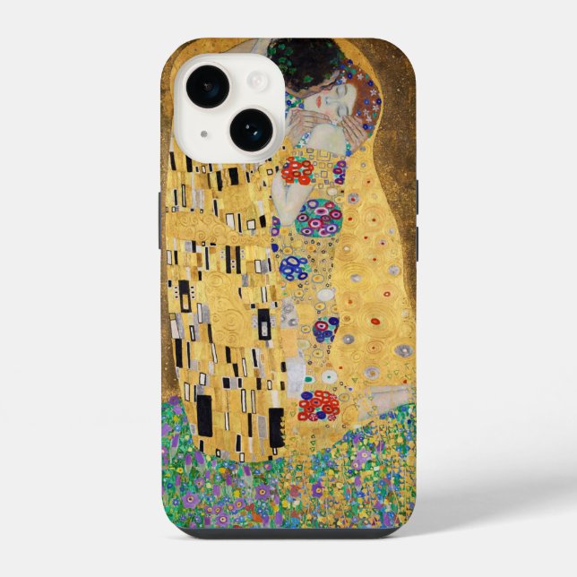 Coque iPhone Le baiser de Gustav Klimt (Verso)