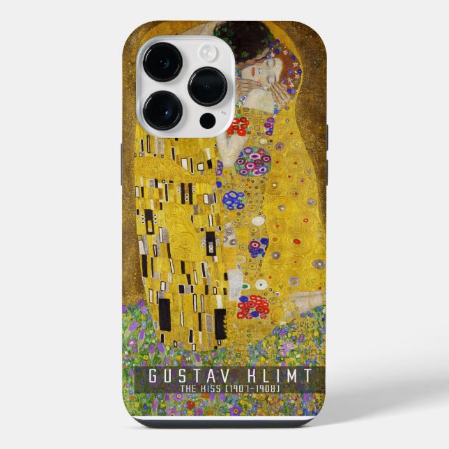 Coque iPhone Le Baiser - Gustav Klimt  (Verso)