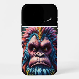 Coque iPhone 16 Pro Max Le Bigfoot arc-en-ciel