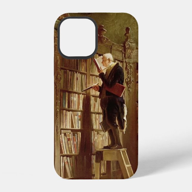 Coque iPhone Le bouquineur (Verso)