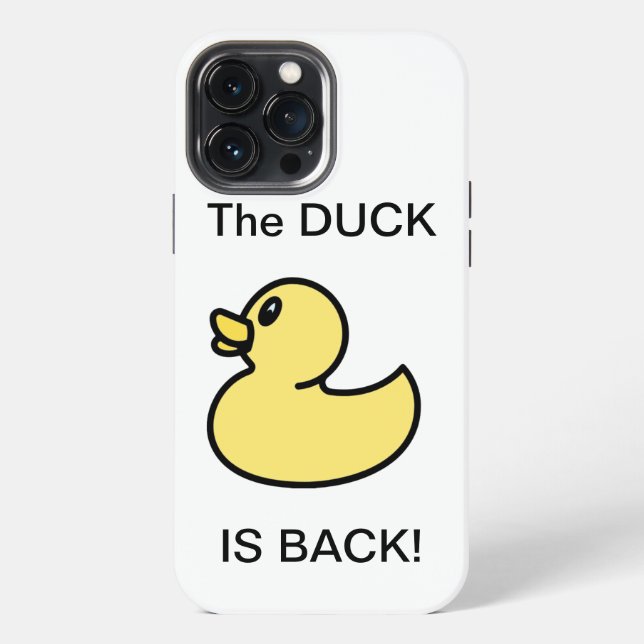 Coque iPhone Le canard est de retour (Verso)