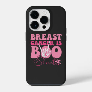 Coque Pour iPhone 14 Plus Le cancer du sein est une feuille de boo Halloween