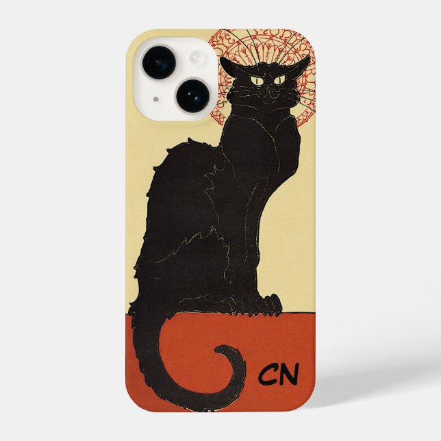 Coque iPhone "Le Chat Noir" | Théophile Steinlen (Verso)
