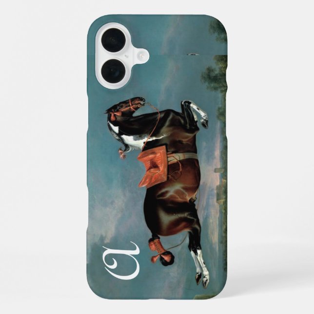 Coque iPhone Le Cheval Pie "Cehero" Monogramme Cabré (Verso)