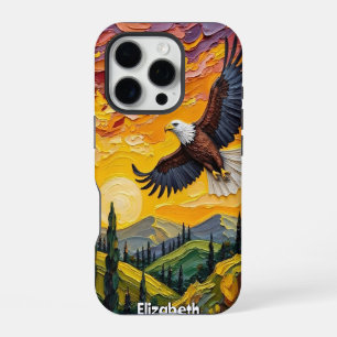 Coque iPhone 16 Pro Le ciel brûle, domaine d'Eagle