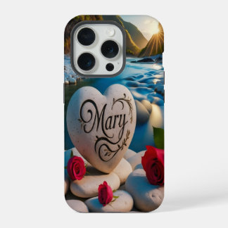 Coque iPhone 15 Pro Le coeur de Mary dans la vallée de la Montagne