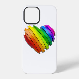 Coque iPhone 12 Pro Le cœur sculptural tridimensionnel de SlipperyJoe