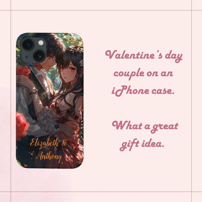 Coque iPhone Le couple de la Saint Valentin (Créateur téléchargé)