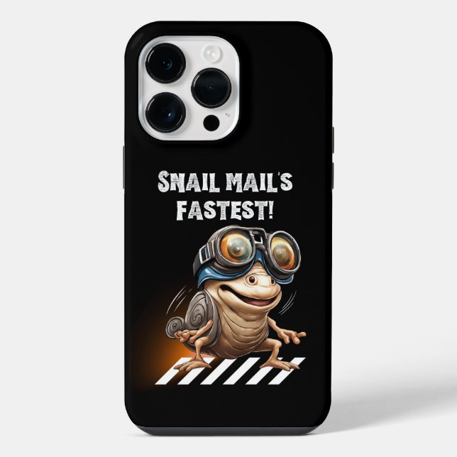 Coque iPhone Le courrier escargot le plus rapide (Verso)
