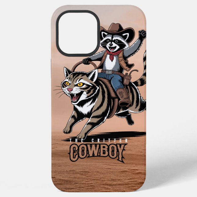Coque iPhone Le cowboy de la créature (Verso)
