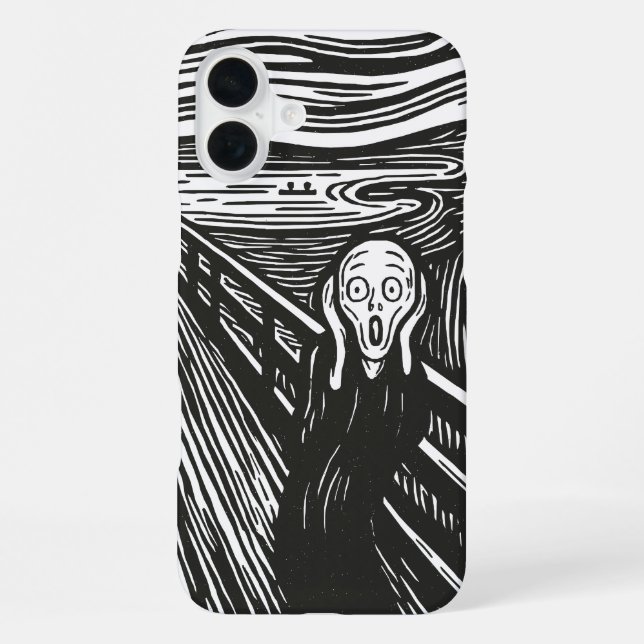Coque iPhone Le Cri d'Edvard Munch (Verso)