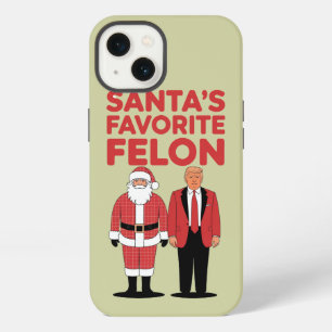 Etui iPhone 13 Le criminel préféré du Père Noël Trump Noël Républ