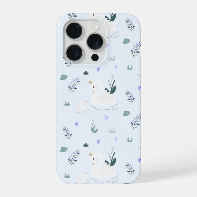 Coque iPhone Le Cygne Couronné (Verso)