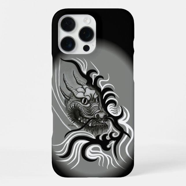 Coque iPhone Le dragon chinois à la toiture de tatouage (Verso)