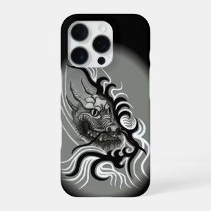 Coque iPhone 16 Pro Le dragon chinois à la toiture de tatouage
