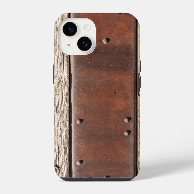Coque iPhone Le fer, le bois, les boulons font du solide et du  (Verso)