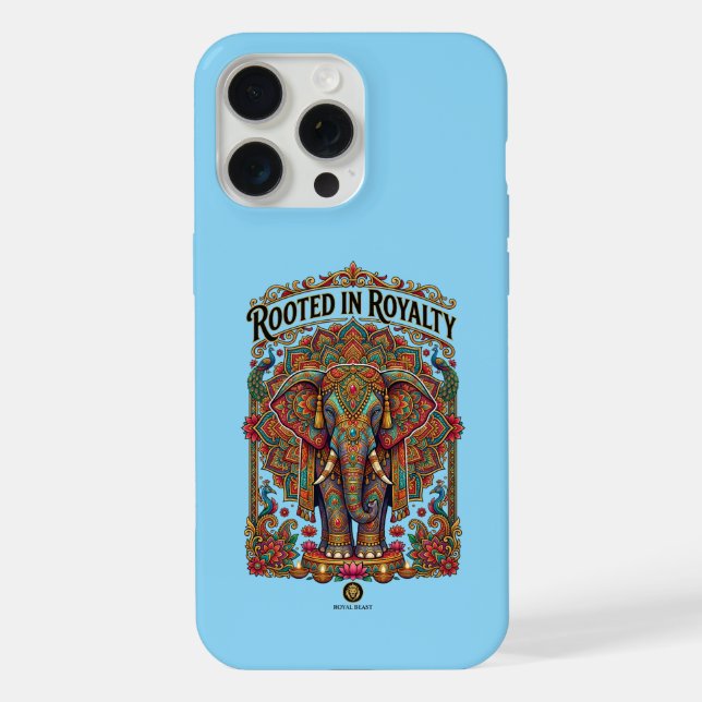 Coque iPhone Le Géant Douce : Conception Artistique d'Éléphant (Verso)