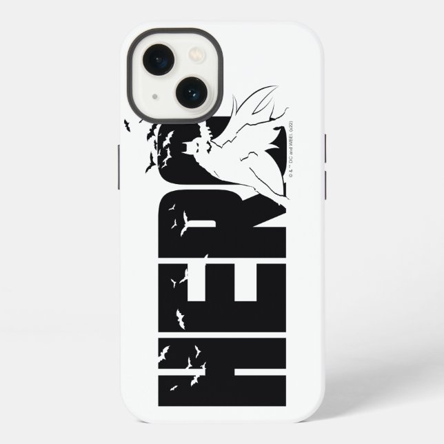 Coque iPhone Le graphique "Héros" de Batman (Verso)