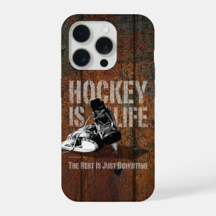 Coque iPhone 15 Pro Le hockey est la vie