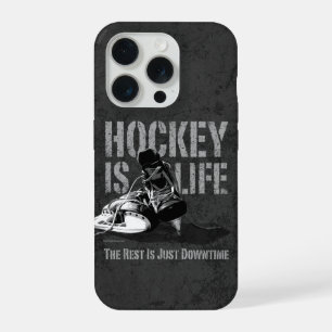 Coque iPhone 15 Pro Le hockey est la vie