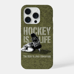 Coque iPhone 15 Pro Le hockey est la vie