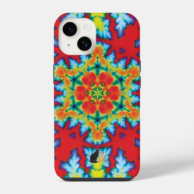 Coque iPhone Le Kaléidoscope Rosey (Verso)