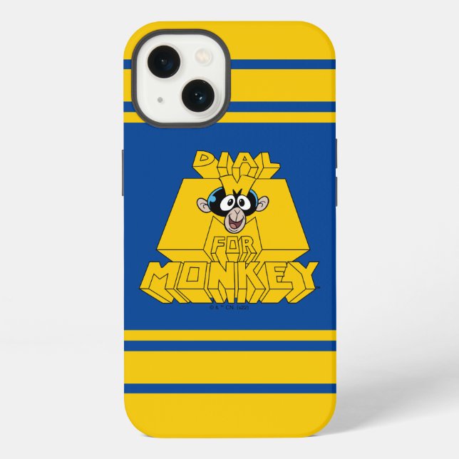 Coque iPhone Le Laboratoire de Dexter - Composez M pour singe (Verso)