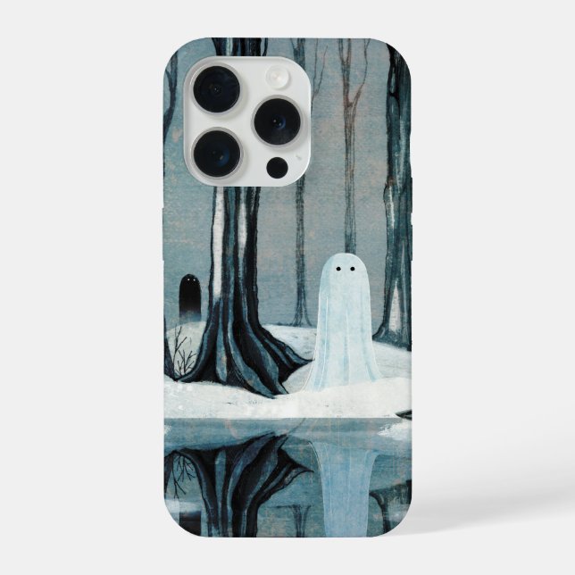 Coque iPhone Le lac gelé (Verso)