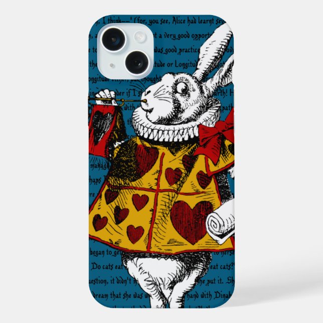 Coque iPhone Le lapin blanc à peine Coque-coque iphone (Verso)