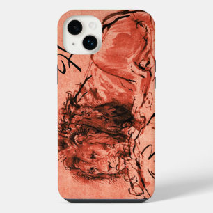 LE LION DU CAP ALLONGÉ, Rose, Monogramme Noir