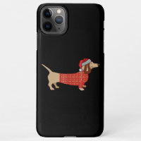 Le Maître de Noël Dachshund Doxie dans le chien