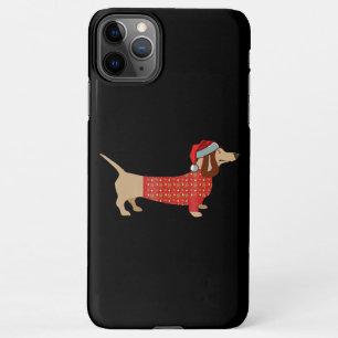 Coque iPhone 11Pro Max Le Maître de Noël Dachshund Doxie dans le chien