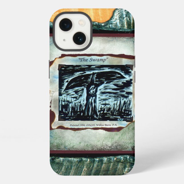 Coque iPhone Le marais (Verso)